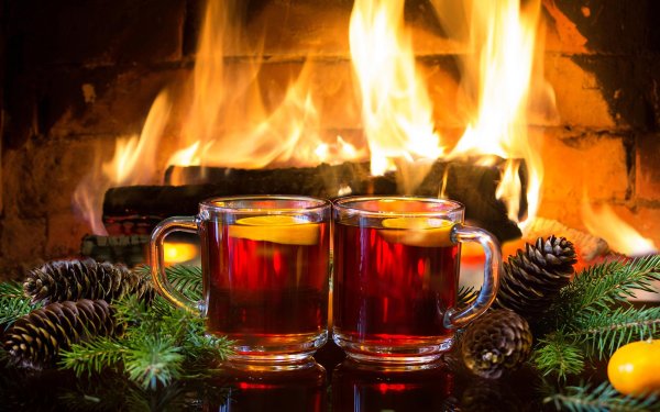 Чай у камина