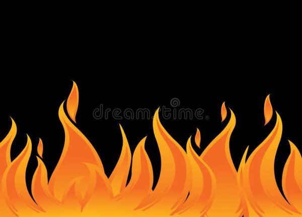 Плакат огонь