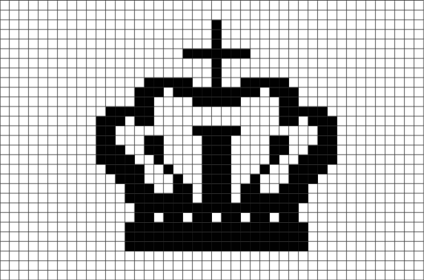 Значки по клеточкам в тетради