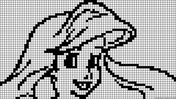 Раскраски в клеточку