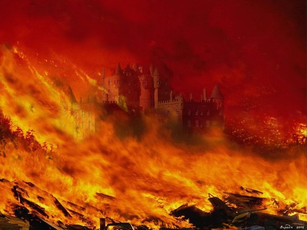 Огонь разрушение