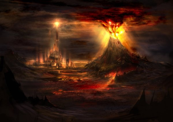 Вулкан Ородруин Властелин колец