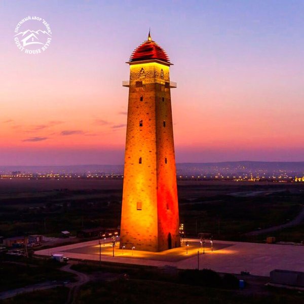 Башня в Ингушетии в Магасе