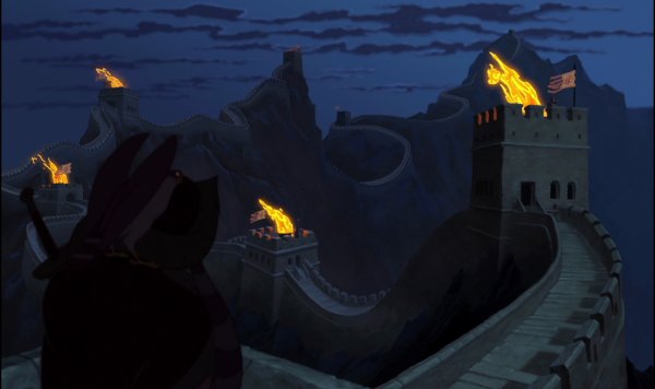 Великая китайская стена сигнальные огни