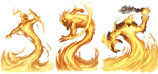 Элементаль огня ДНД