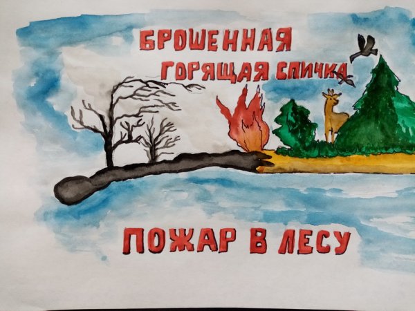 Плакат Останови огонь