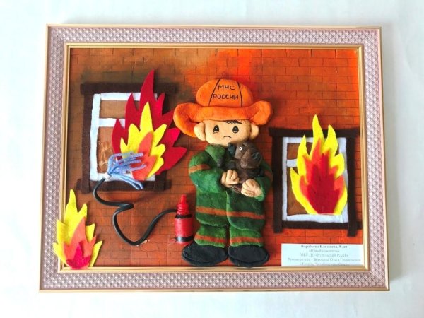 Картина Неопалимая Купина пожарная безопасность