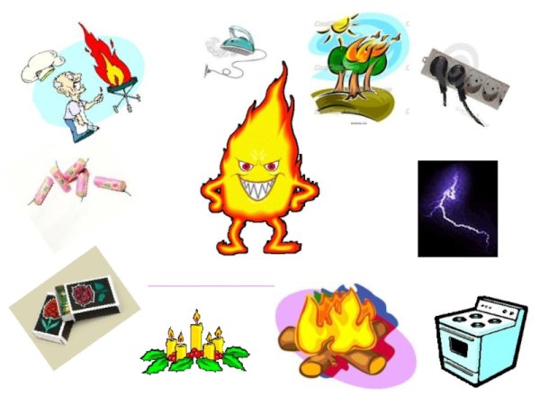 Спичка невеличка а огонь великан рисунок