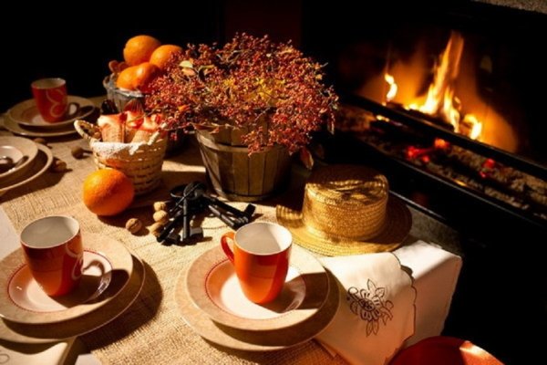 Чай у камина