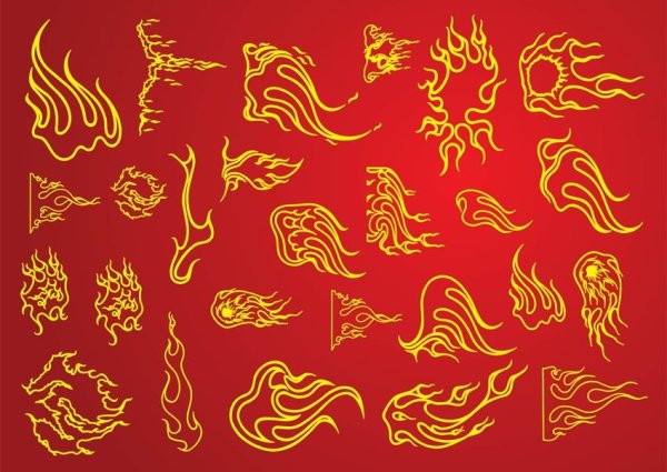 Орнамент огонь