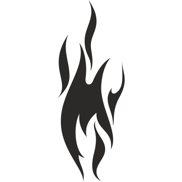 Пламя силуэт