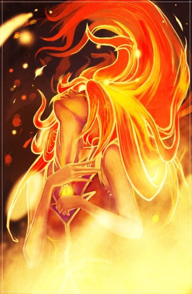 Огненная принцесса аниме