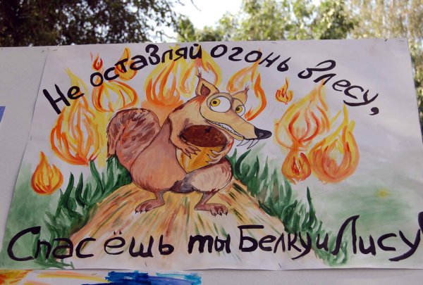 Рисунок на тему пожарная безопасность