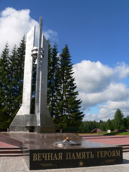 Вечный огонь города Мирный Архангельской области