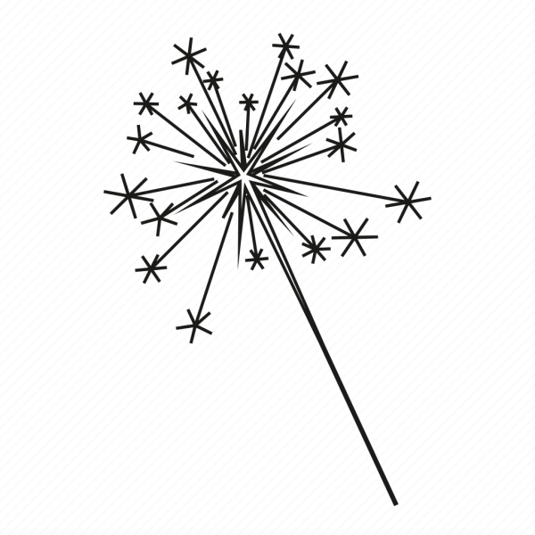 Раскраска бенгальские огни