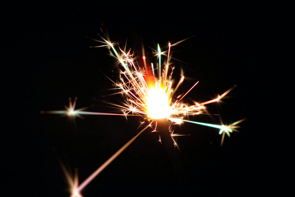 Бенгальский огонь для фотошопа