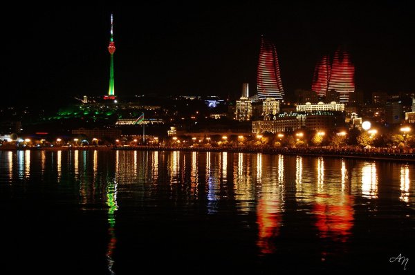 Бишкек Киргизия огни Баку