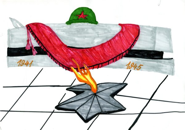 Вечная память ветеранам рисунки