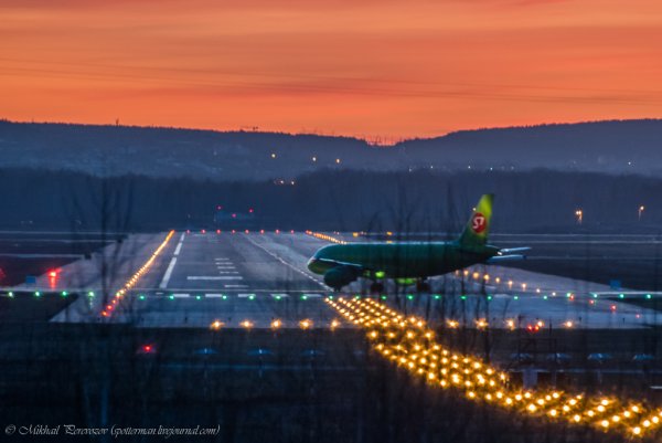 Взлетно посадочные огни Шереметьево