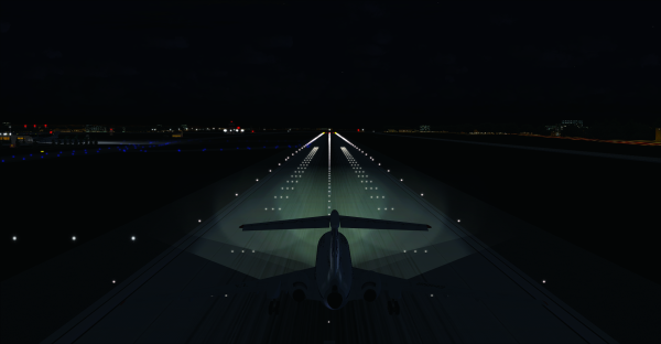 Взлетно посадочные огни Шереметьево