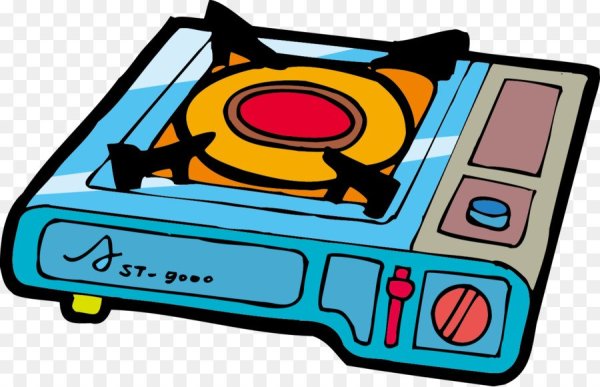 Газовая плита мультяшная