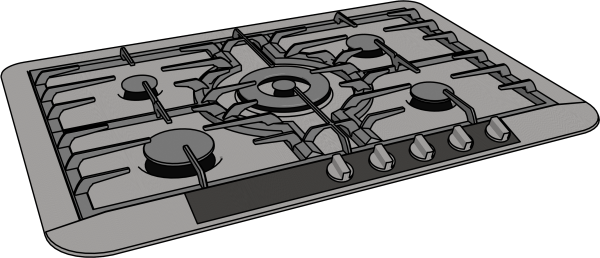 Газовая плита мультяшная