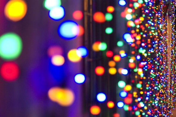 Разноцветные огоньки