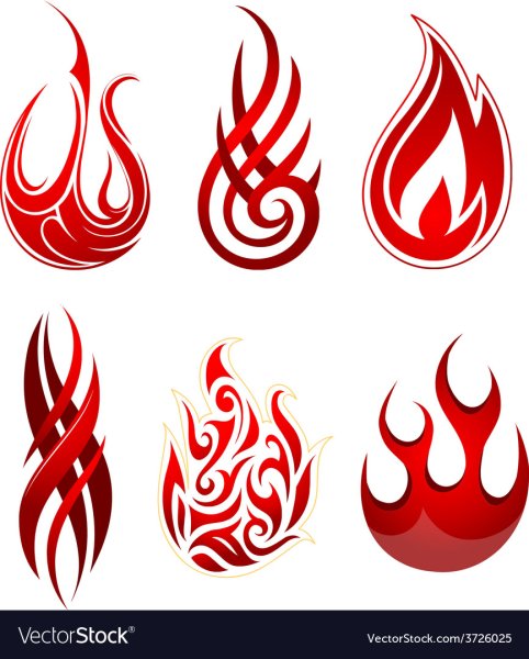 Стилизованный знак огня