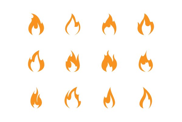 Стилизованный огонь