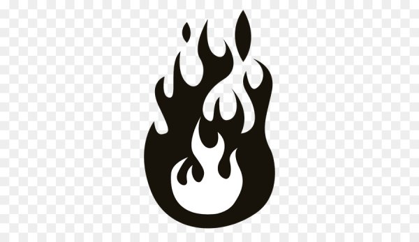 Пламя силуэт