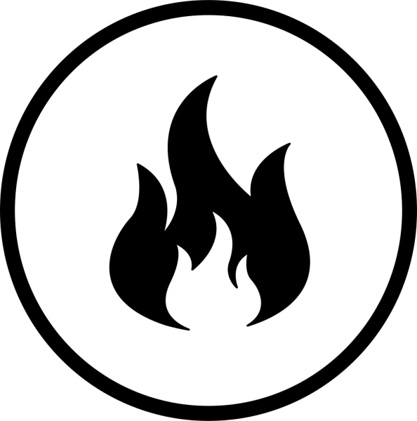 Значок огня