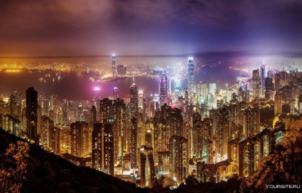 Панорама ночного города