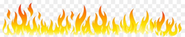 Полоса пламя на прозрачном фоне