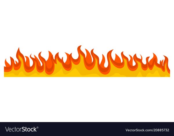 Огонь нарисовать в полоску