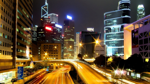 Огни ночного города