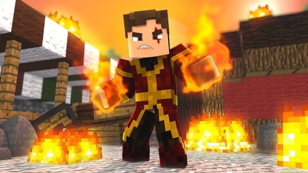 Огонь в МАЙНКРАФТЕ