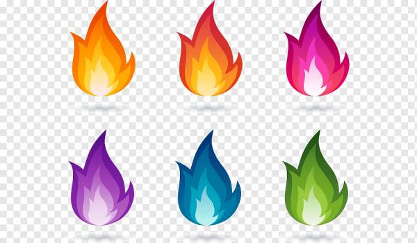 Огонь разных цветов
