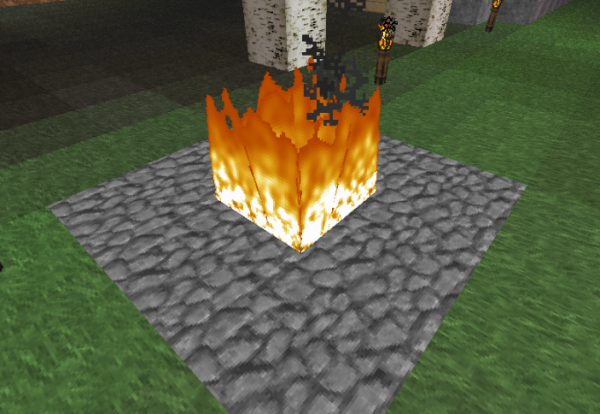 Огонь в МАЙНКРАФТЕ