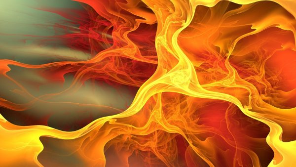 Огненный фон