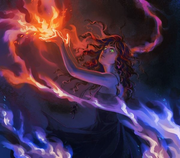 Ученик мага проклятые стихии аниме