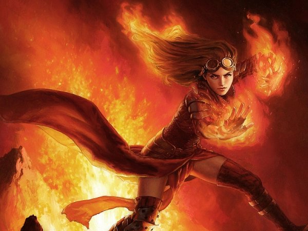 Огненный маг МТГ