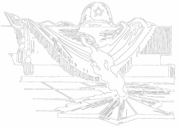 Волгоград мемориал Мамаев Курган вытынанка