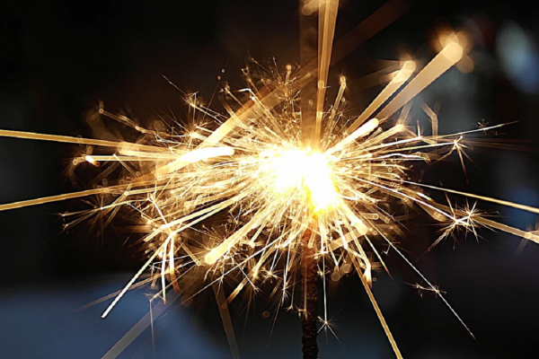 Горение бенгальских огней