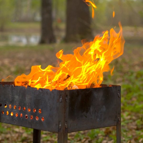 Шашлык на костре