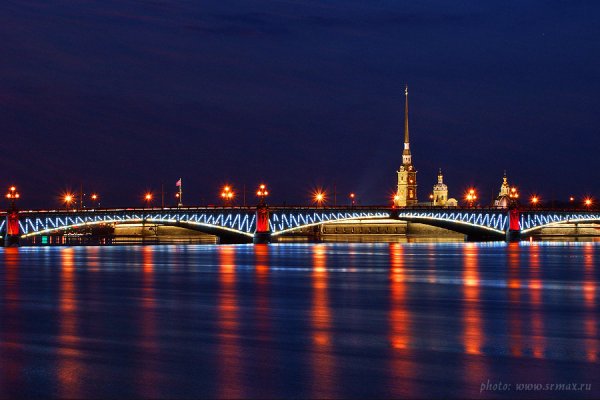 Ночные мосты Санкт-Петербурга