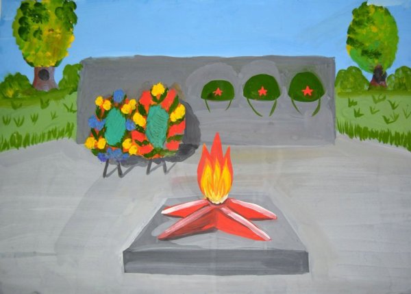 Вечный огонь для детей
