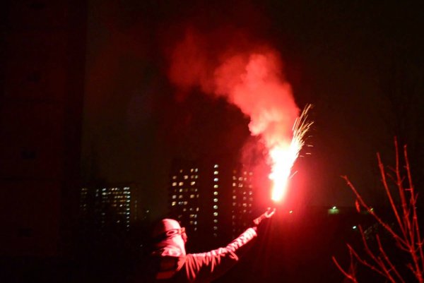 Красный фаер