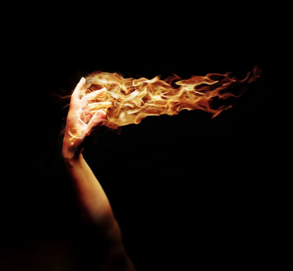 Огонь логотип Минимализм