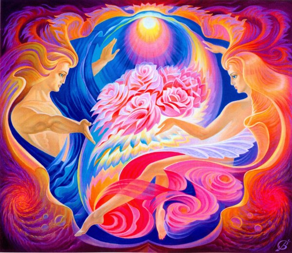 Картины Владимира Суворова Близнецовые пламена