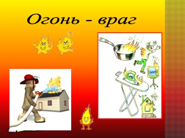 Слайд в чем огонь наш враг